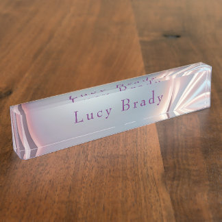 Porte-nom Pour Bureau Opalescent fascinant