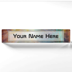 Porte-nom Pour Bureau Orion Nebula Composite