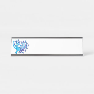 Porte-nom Pour Bureau Otter