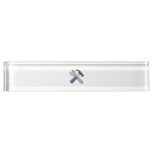 Porte-nom Pour Bureau Outils, marteau et clé