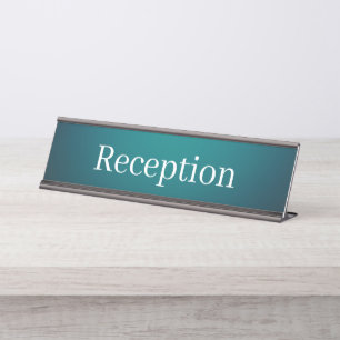 Porte-nom Pour Bureau Panneau de nom du comptoir de réception