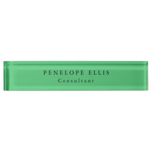 Porte-nom Pour Bureau Paris Vert Unique Original Classique Professionnel