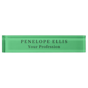 Porte-nom Pour Bureau Paris Vert Unique Original Classique Professionnel