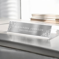 Parties scintillant moderne de luxe Silver Sparkle