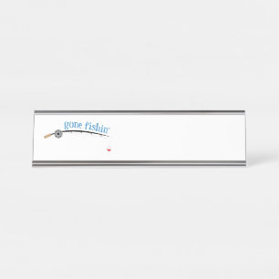 Porte-nom Pour Bureau Pêche libre