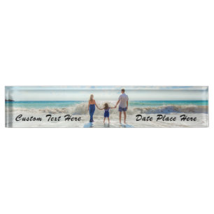 Porte-nom Pour Bureau Personnalisation de votre plaque de bureau photo e