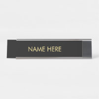 personnaliser, changer le nom texte noir simil or