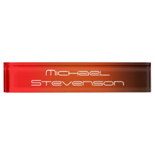 Porte-nom Pour Bureau Personnaliser Moderne Design Bureau d'affaires Tab