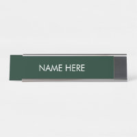 personnaliser, modifier le nom texte vert foncé bl