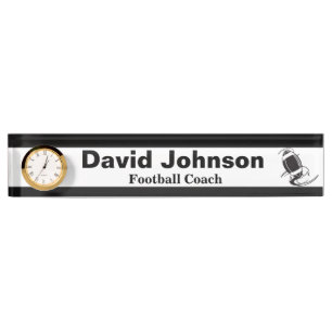 Porte-nom Pour Bureau Personnalisez la plaque d'identification