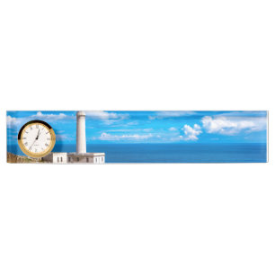 Porte-nom Pour Bureau Phare de Capo d'Otranto