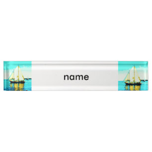 Porte-nom Pour Bureau planche à voile