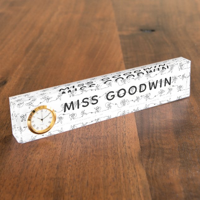 Porte-nom Pour Bureau Plaque de nom du bureau de l'astronaute (Taille)