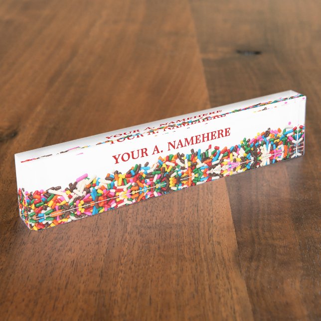 Porte-nom Pour Bureau Plaque d'identification du bureau d'arrosage (Taille)