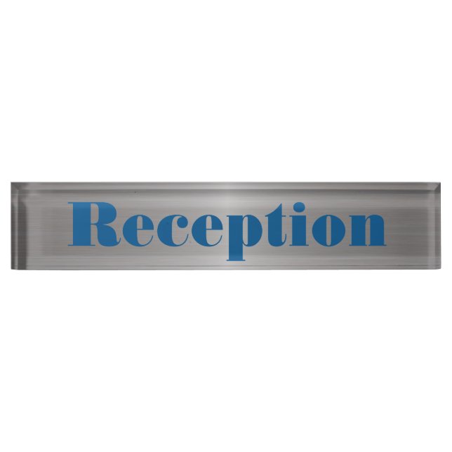 Porte-nom Pour Bureau Plaque d'identification du bureau de recherche en  (Devant)