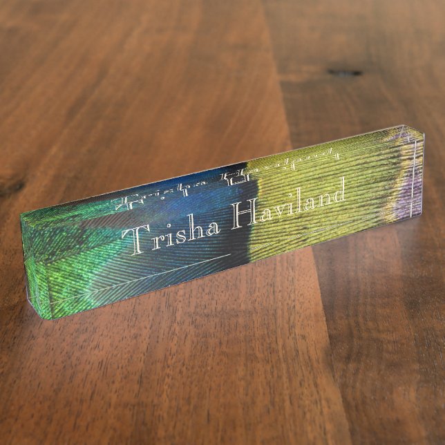 Porte-nom Pour Bureau Plaque d'identification du bureau - HAMbyWhiteGlov (Taille)