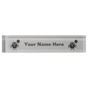 Porte-nom Pour Bureau Plaque d'identification personnalisée pour le bure