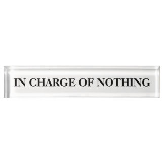 PORTE-NOM POUR BUREAU PLAQUE D'IDENTIFICATION RESPONSABLE