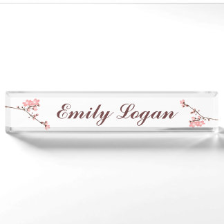 Porte-nom Pour Bureau Plaque signalétique personnalisée de bureau de
