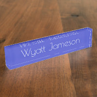 Porte-nom de bureau HAMbyWG - Bleu