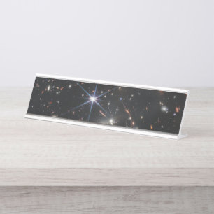 Porte-nom Pour Bureau Premier champ profond de l'univers de James webb
