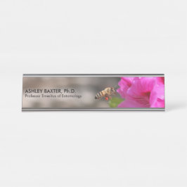 Porte-nom Pour Bureau Professeur Entomologie Insectes BeeKeeper Hobbyist