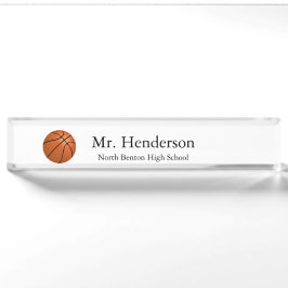 Porte-nom Pour Bureau Professeur professionnel Sports