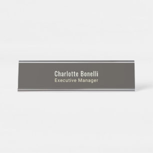 Porte-nom Pour Bureau Professionnel Minimaliste Moderne Simple 