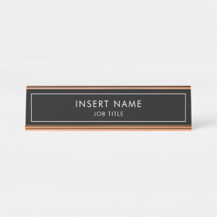 Porte-nom Pour Bureau Professionnel moderne