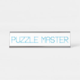 PORTE-NOM POUR BUREAU PUZZLE MASTER