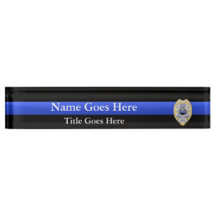 Porte-nom Pour Bureau Rang d'Eagle d'insignes de chef de police de choix