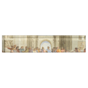 Porte-nom Pour Bureau Raphael - École d'Athènes