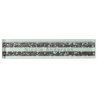 Rayures scintillantes vert menthe et paillettes ar