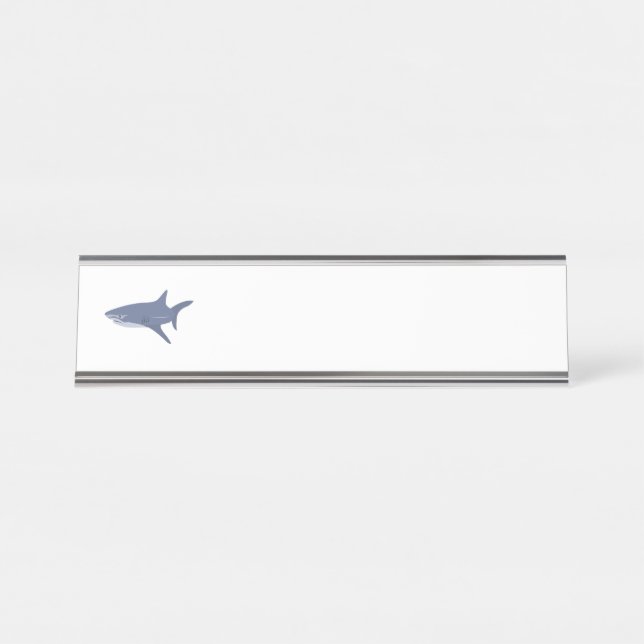 Porte-nom Pour Bureau Requin (Devant)