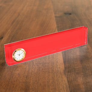 Porte-nom Pour Bureau Rouge