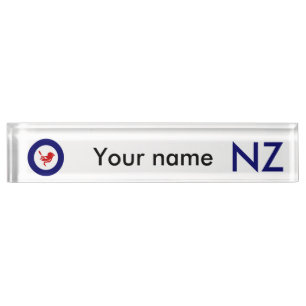 Porte-nom Pour Bureau Roundel Tomtit Oiseau néo-zélandais