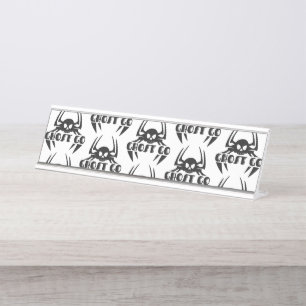 Porte-nom Pour Bureau Saison Éffrayante de Ghost Go