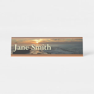 Porte-nom Pour Bureau San Diego Sunset