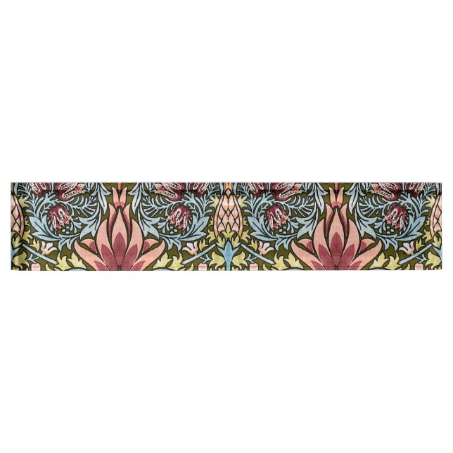 Porte-nom Pour Bureau Schéma floral William Morris Snakeshead (Devant)