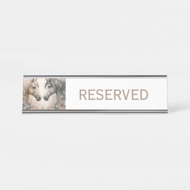 Porte-nom Pour Bureau SIGNE DE Mariage SPÉCIAL RÉSERVÉ (Devant)