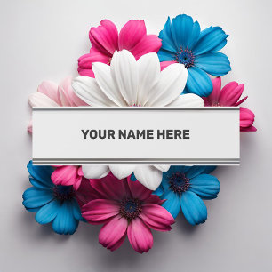 PORTE-NOM POUR BUREAU SIGNE DE PORTE SIMPLE DE STYLE DE TEXTE MINIMAL