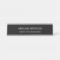 Simple Noir Blanc Professionnel classique