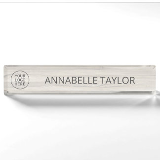Porte-nom Pour Bureau Spa naturel