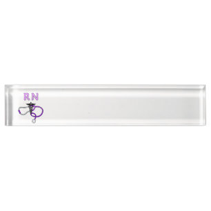 Porte-nom Pour Bureau Stéthoscope de RN de soins