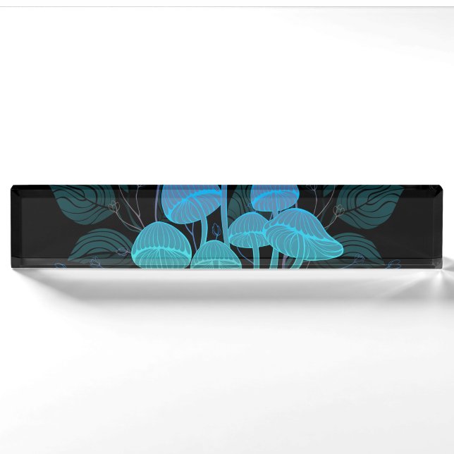 Porte-nom Pour Bureau Tabourets dans Bushes (Devant)