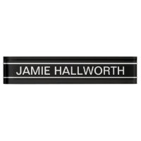 Texte personnalisable | Bold Modern Black & White