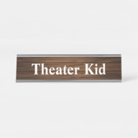 Théâtre Kid Retro Bois Grain Paneling Drôle Citati