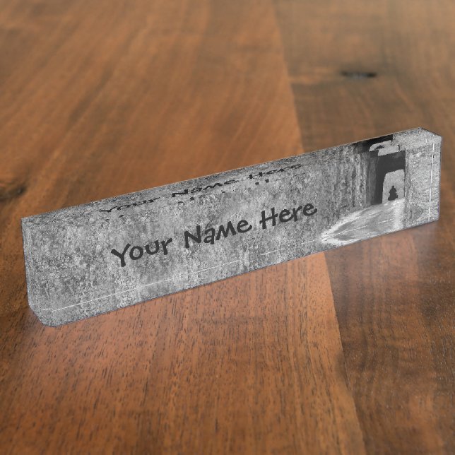 Porte-nom Pour Bureau Tunnel routier des Needles (Taille)