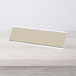 Porte-nom Pour Bureau Un arrière - plan brun solide avec un doux, unifor