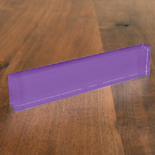 Porte-nom Pour Bureau Un mélange abstrait de teintes violettes et roses 